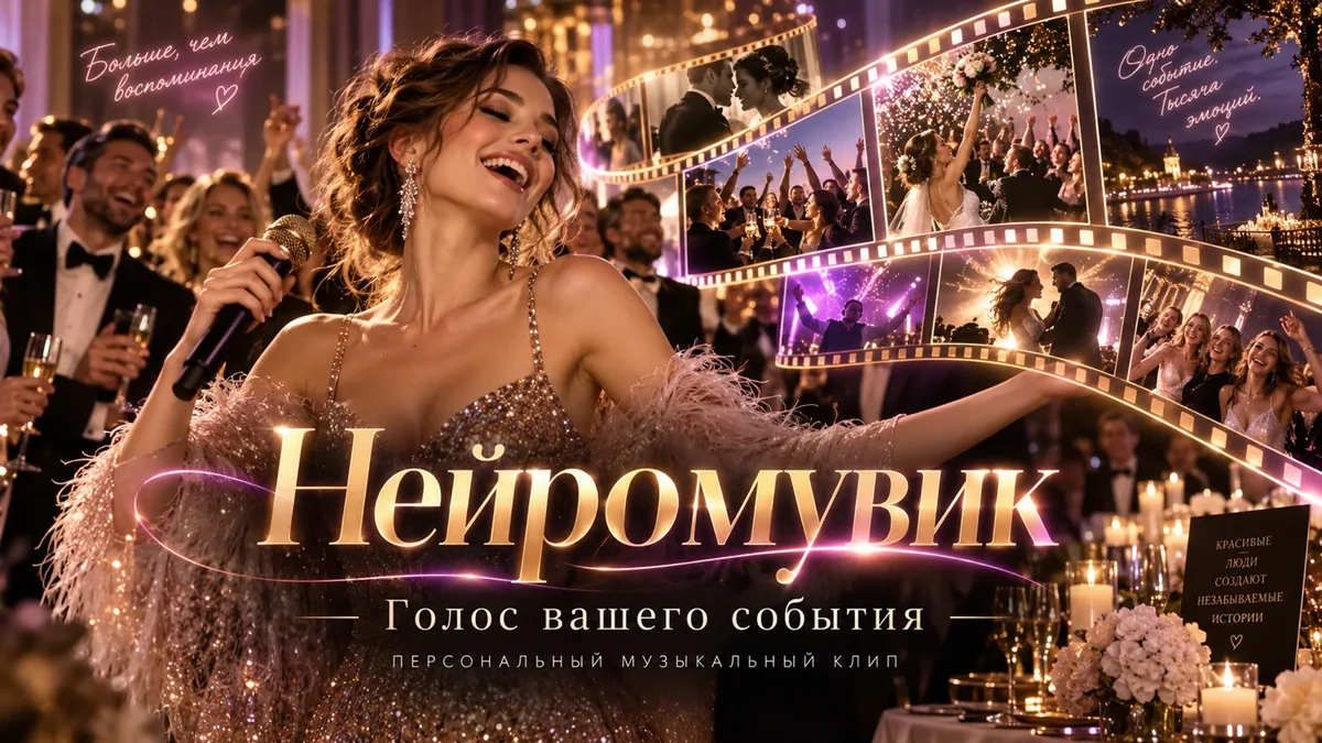 Обложка формата «Нейромувик — Голос вашего события»